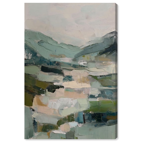 Hushed Coastal Vibrancy III Canvas Print Green Wall Decor by Art Remedy, Gallery Wrapped, 16 x 24