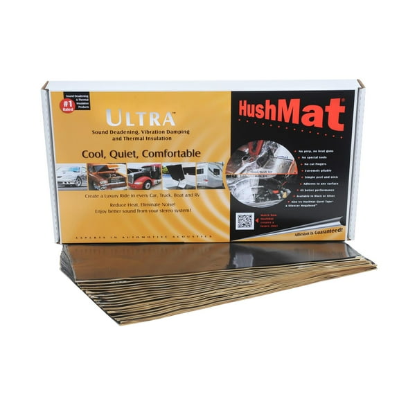 Hushmat 10401 Ultra Silver Foil Floor Kit With Damping Pad 20 Piece