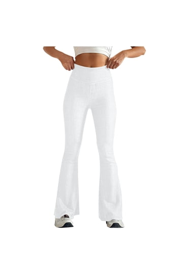 Womens Flare Jeans in Womens Jeans | White - Walmart.com