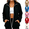 thumbnail image 1 of Husipze Women's Fleece Jacket Lightweight Full Zip Stand Collar Soft Warm Fall Winter Outerwear with Side Pockets Black L, 1 of 6