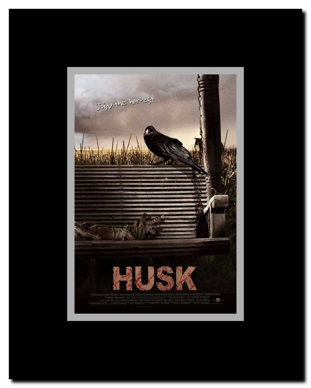 Husk Framed Movie Poster