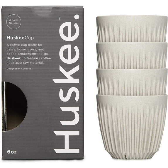 Huskee Cup 6 oz Coffee Mug Made with Coffee Husk