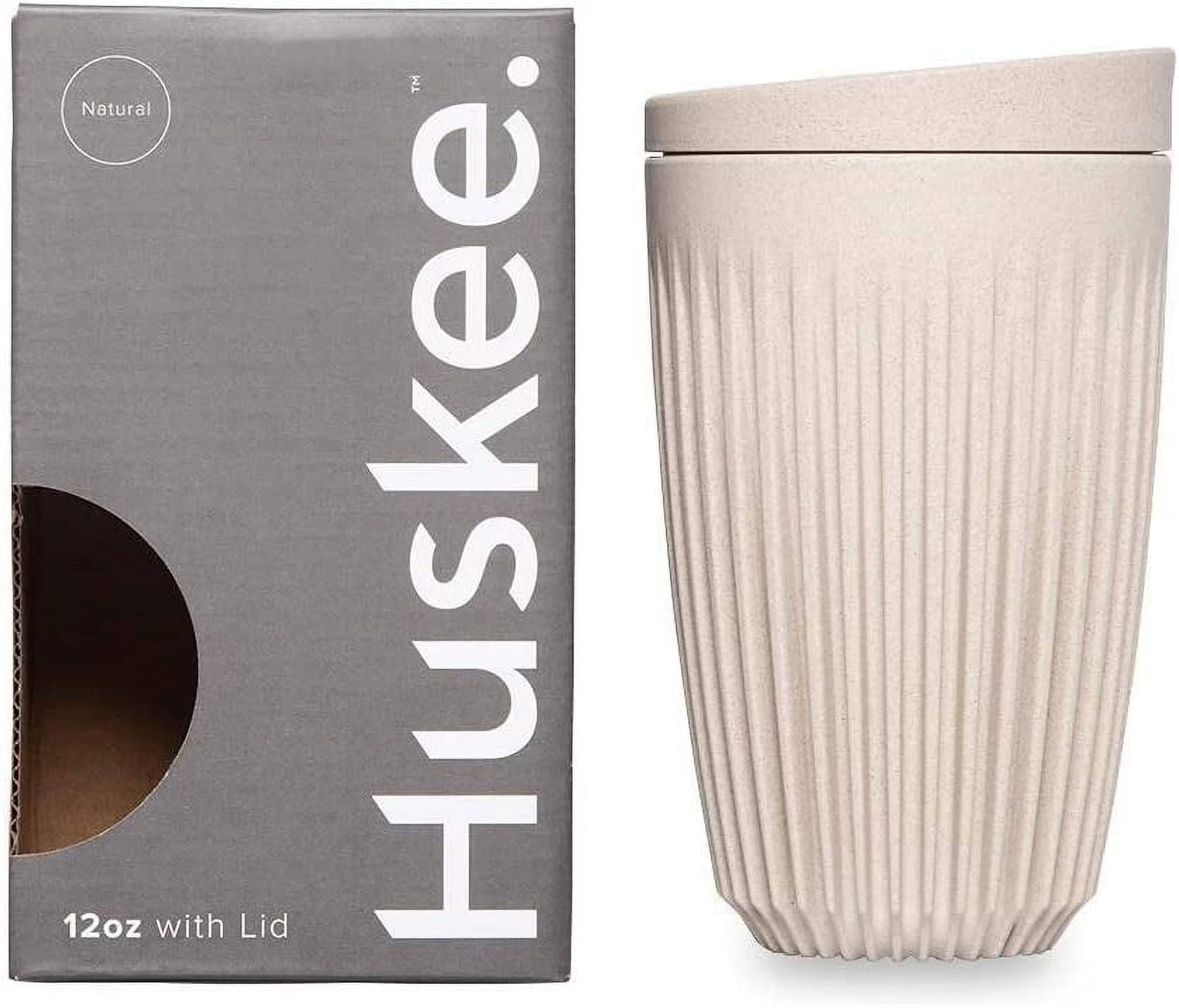 Huskee Cup + Lid Natural (12oz)