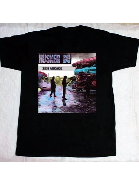 Husker Du - Zen Arcade Black Cotton T Shirt Size S-5XL