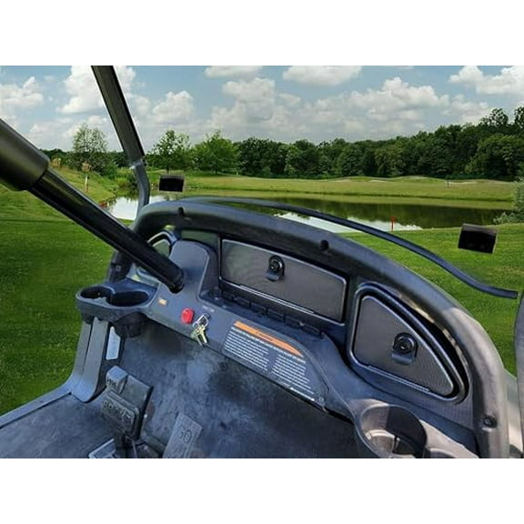 Huskey Club Car Precedent Dash Assembly Dashboard with Locks for 2008.5-Up Precedent Golf Cart Models-Carbon Fiber Finish$$Sport & Recreation Other