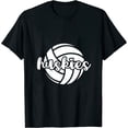 thumbnail image 1 of Huskies Volleyball Team Mascot School Spirit Game Night Womens T-Shirt Black 4XL, 1 of 5