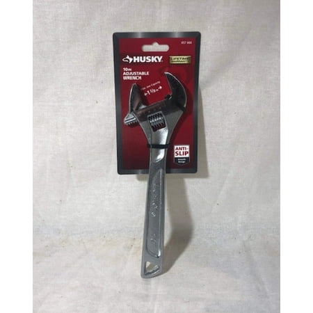 Husky 10 in. Adjustable Wrench