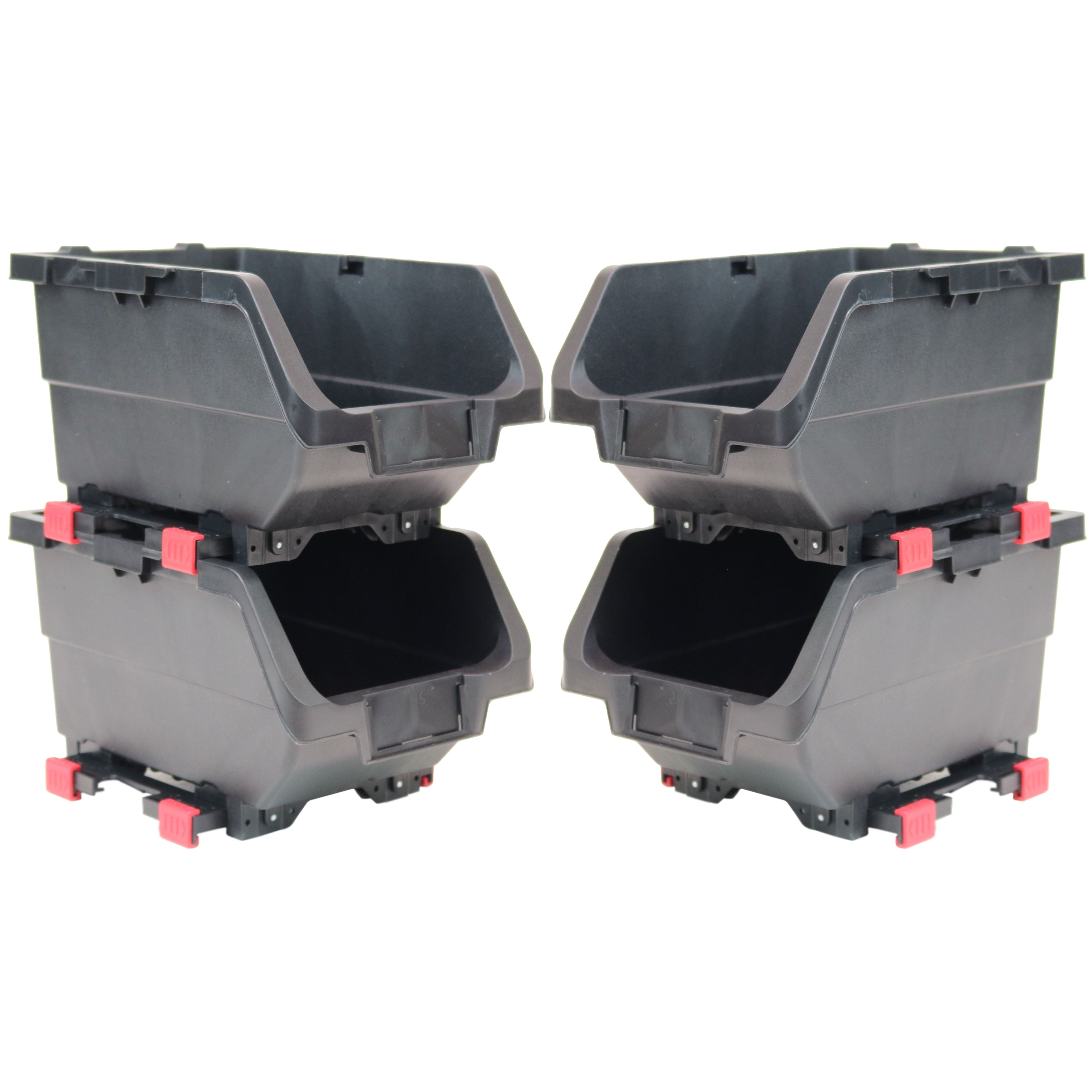 Husky 1008406266 9in x 6.5in x 5.5in Stackable Storage Tool Bin