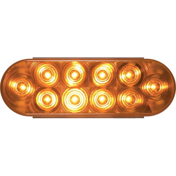 Husky 17802 Amber 6" 10-Diode Oval LED Park/Rear/Turn Light