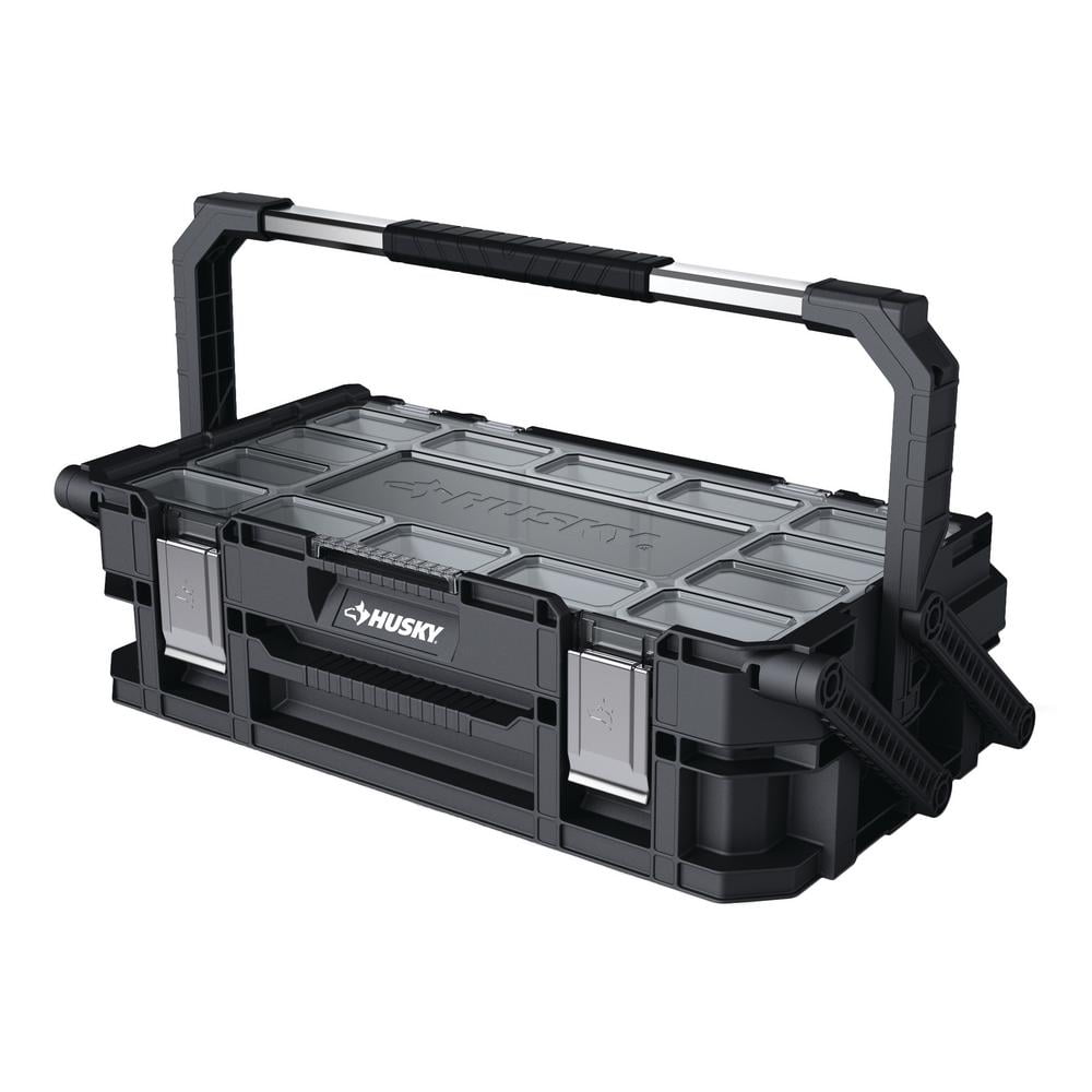 Husky 230379 22 in. 22-Compartment Connect Cantilever Organizer for Small Parts Organizer