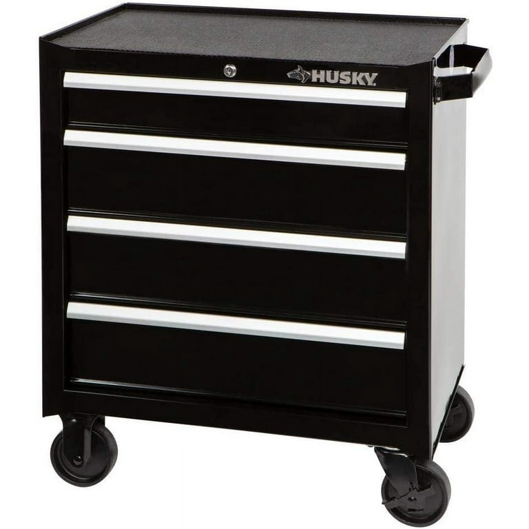 26 in. W 4-Drawer Tool Chest in Gloss Black