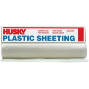 Husky 6 Ml Polyethylene Opaque Plastic Sheeting, 6' X 100'
