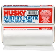 Husky High Density Painters Plastic, Clear, 9 ft. x 400 ft.