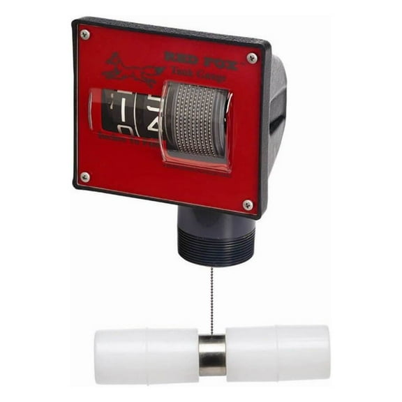 Husky BJE Red Fox 007665, for waste oil 99" Liquid Level Gauge with Horizontal Float and 2" NPTF Tank Fitting