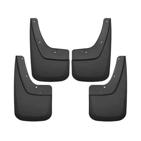 Husky Liners 56896 Front & Rear Mud Guards Fits 2014-2019 GMC Sierra 1500, 2015-2019 Sierra 2500/3500
