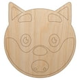 thumbnail image 1 of Husky Dog Face Shocked Wood Shape Unfinished Piece Cutout Craft DIY Projects - 6.25 Inch Size - 1/8 Inch Thick, 1 of 7