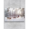 thumbnail image 1 of Husky Dogs On The Snow Poster -Image by Shutterstock, 1 of 2