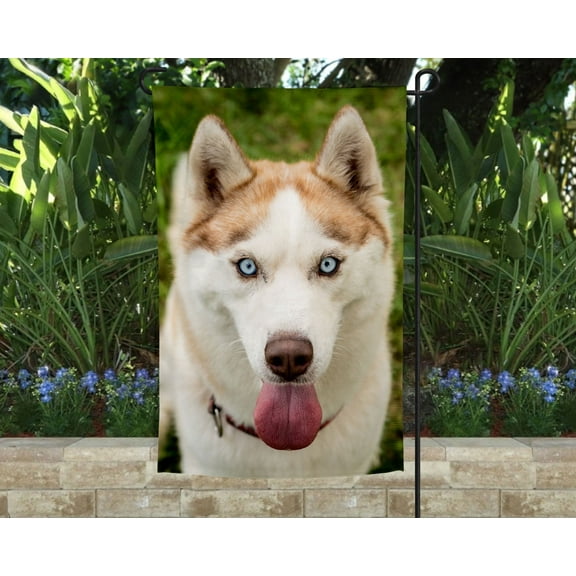 Husky Garden Flag