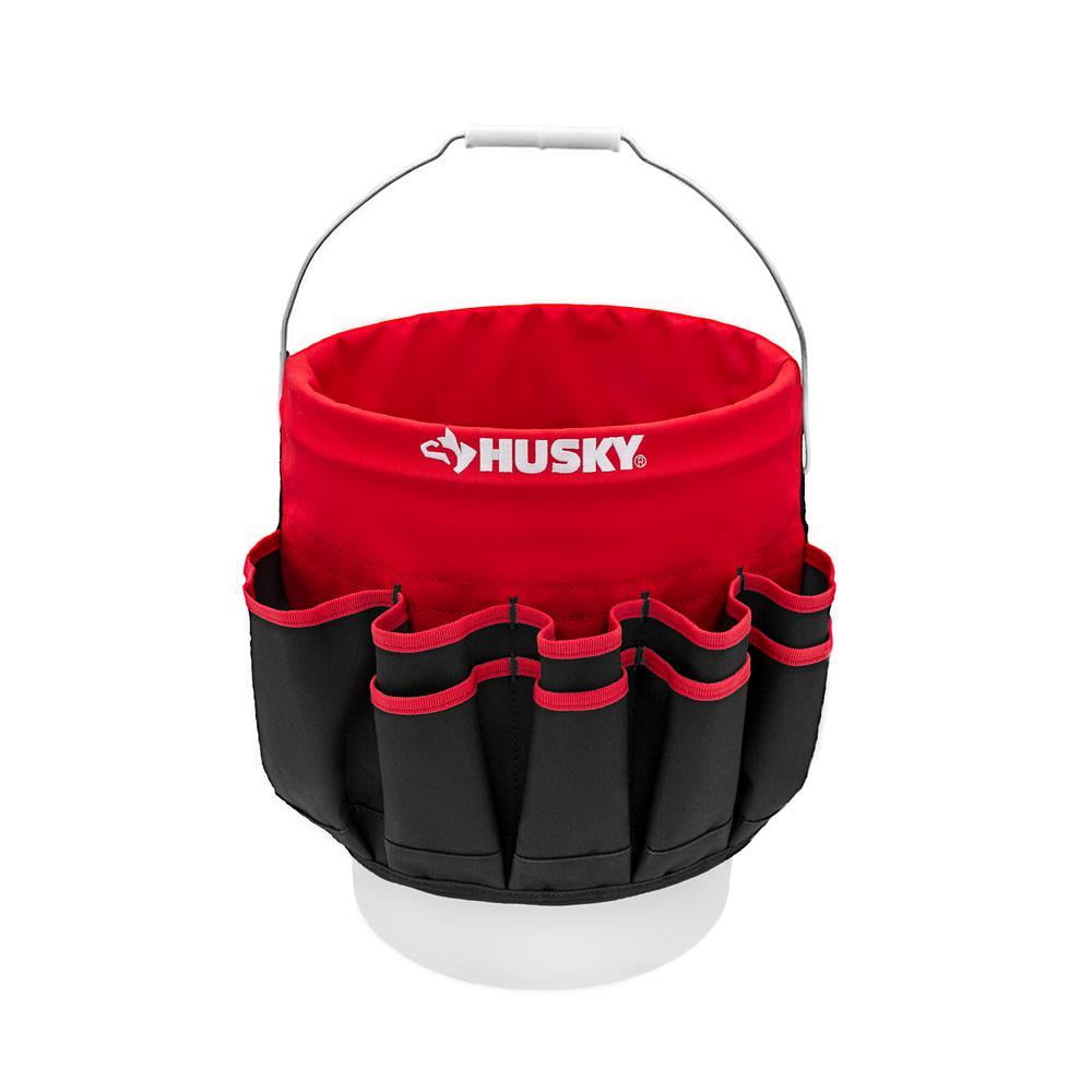 Husky 18 in., 15 in. and 12 in. Tool Bag Combo in Red 