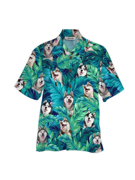 Husky Hawaiian Shirt