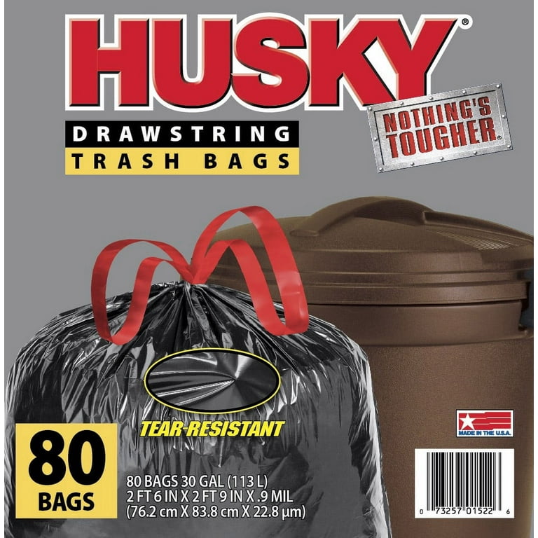 Large Trash Bags 30 Gallon - Best Yet Brand