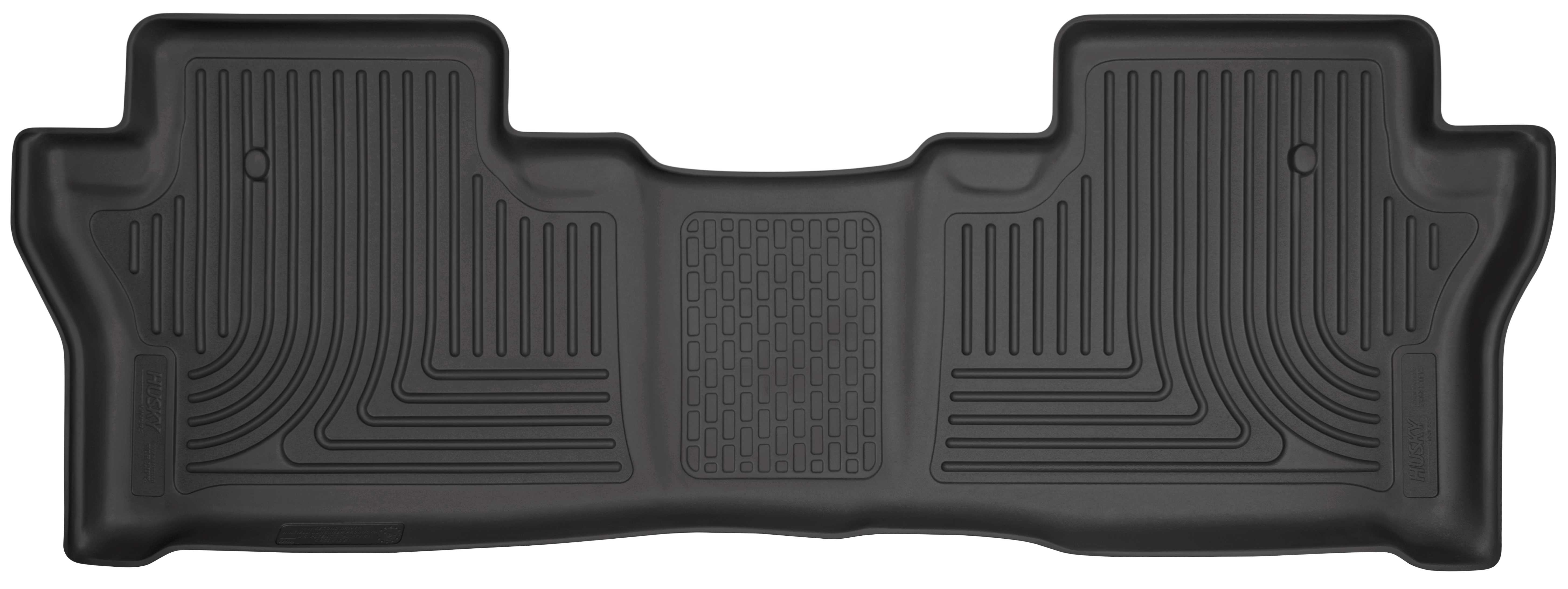 WeatherTech FloorLiner HP For 2016-2022 Honda Pilot – 1st & 2nd Row Custom Floor Mats, Black, High Protection TPE Material