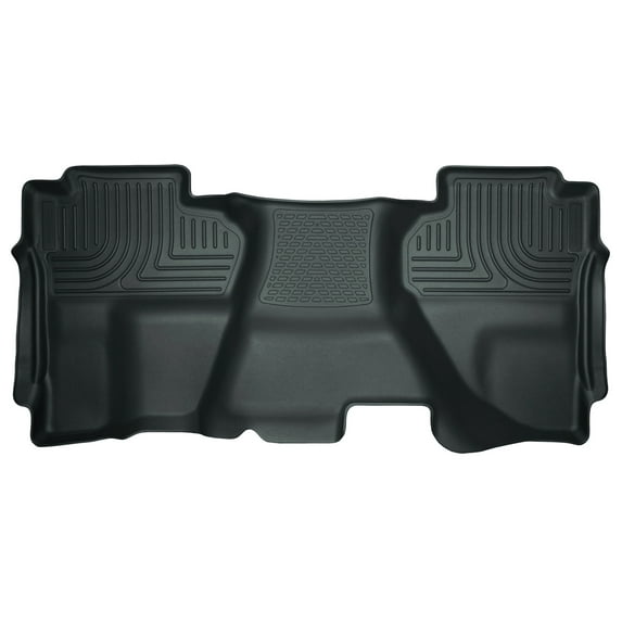 Husky Liners 3rd Seat Floor Liner Fits 14-18 Silverado/Sierra 1500 Double Cab Fits select: 2015-2018 CHEVROLET SILVERADO K1500 LT, 2014 CHEVROLET SILVERADO K1500