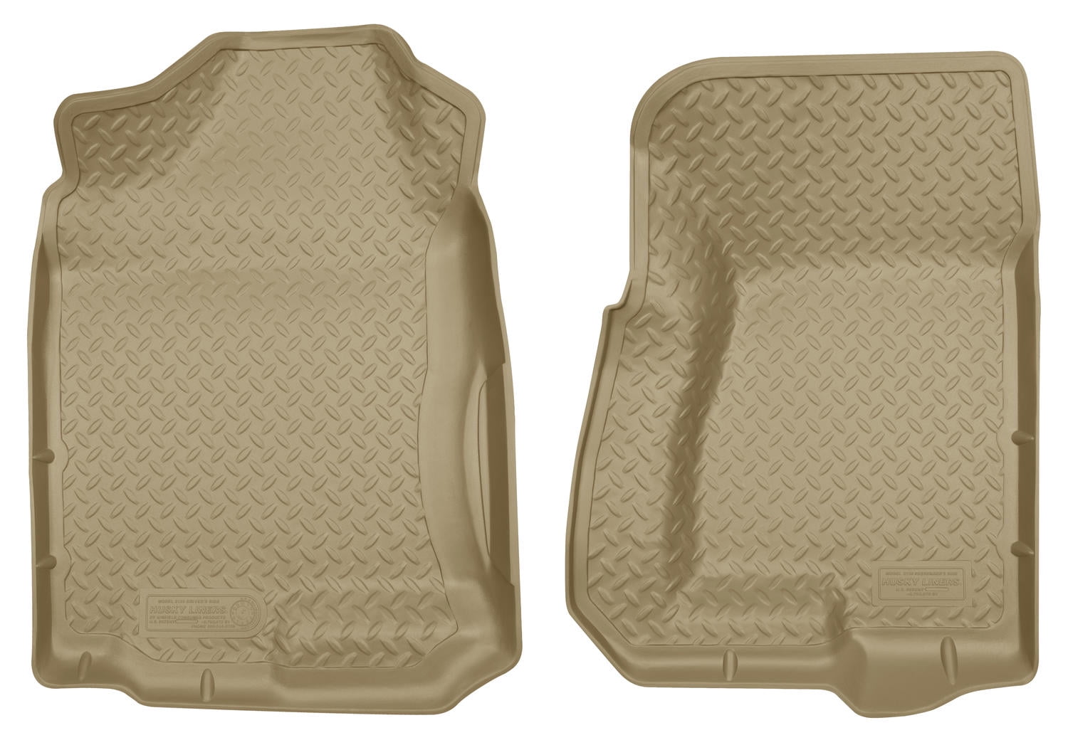 Husky Liners Classic Style Series Front Floor Liners Tan Compatible