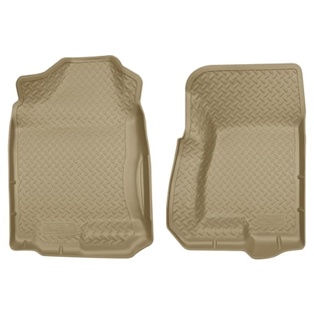 Husky Liners Classic Style Series Front Floor Liners Tan Compatible with 1999-2006 GM Suburban/Yukon/Full Size Truck/Hummer/Escalade