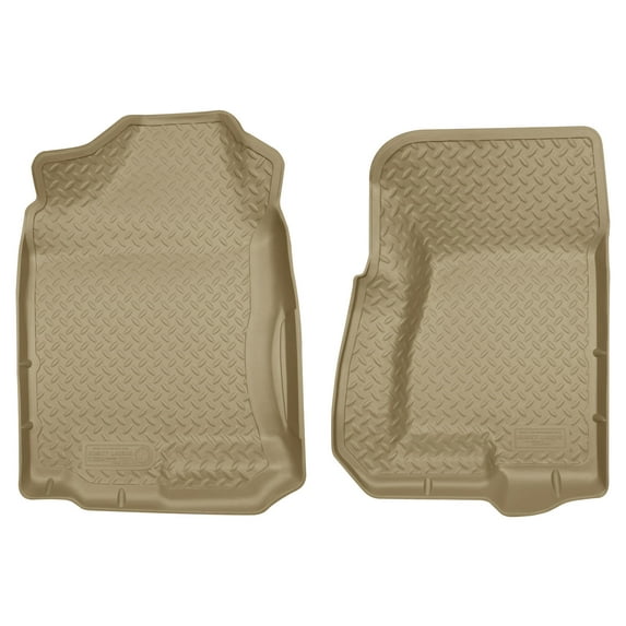 Husky Liners Classic Style Series Front Floor Liners Tan Compatible with 1999-2006 GM Suburban/Yukon/Full Size Truck/Hummer/Escalade