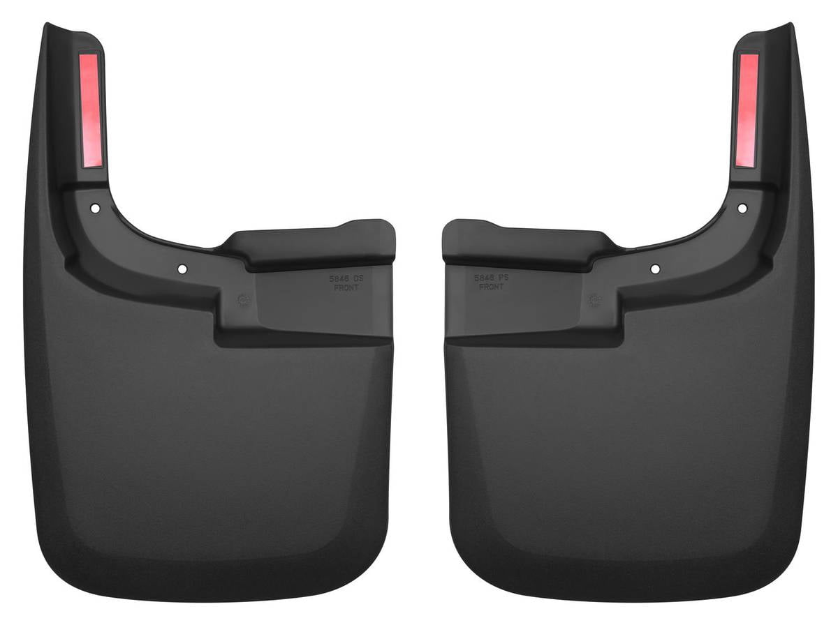 Husky Liners 58461 Custom Molded Mud Flaps Fit 17-25 F250/F350 w/o OE Fender Flares Front