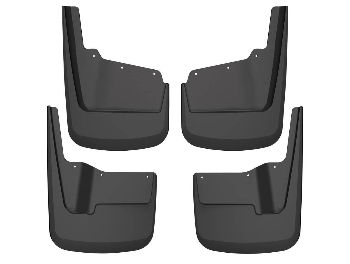 Husky Liners 58296 Custom Molded Mud Flaps Fit 20-25 Sierra 2500/3500 SRW Excl AT4X Frnt/Rear