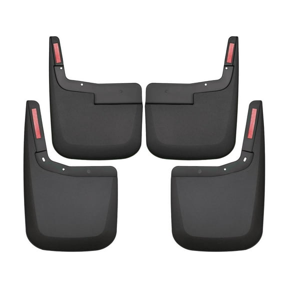 Husky Liners 58446 Custom Molded Mud Flaps Fit 1520 F150 w/o OE Fender Flares Front & Rear