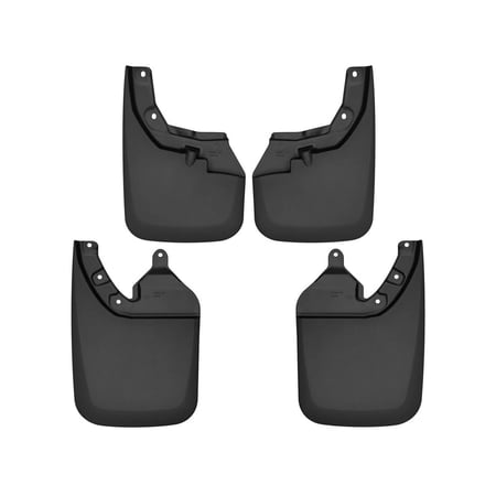 Husky Liners 56946 Custom Molded Mud Flaps Fit 16-23 Tacoma w/ OE Fender Flares Front & Rear