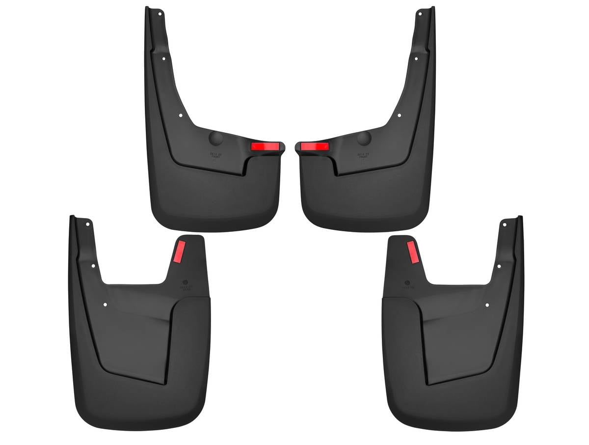 Husky Liners 58146 Custom Molded Mud Flaps Fit 19–24 Ram 1500 w/o OE Fender Flares, Excl. Rebel – Front & Rear