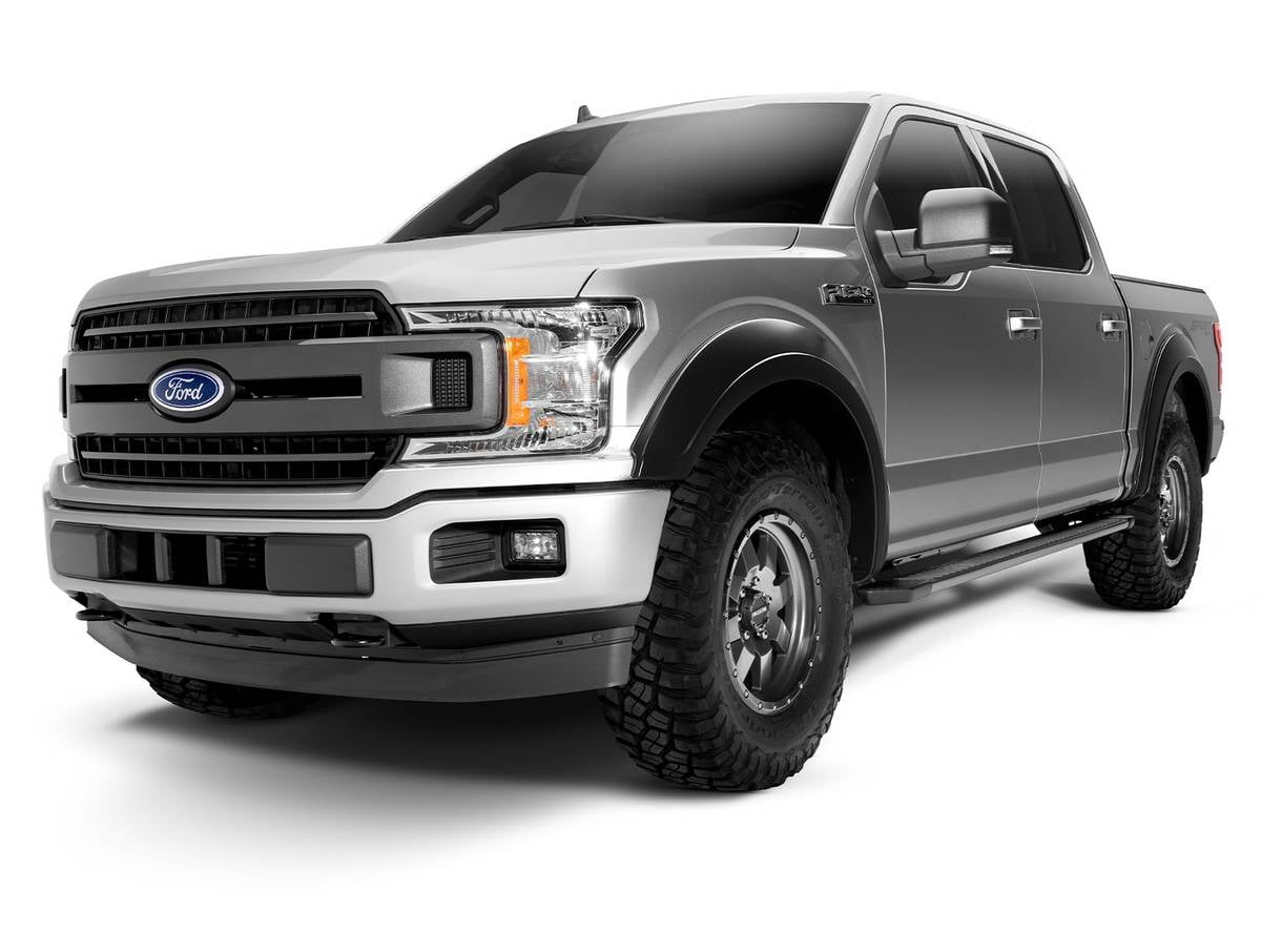 Husky Liners Fender Flares Extend-A-Fender Style | Fits 2018-2020 Ford F-150 (Excludes Models w/Tech Package) | Front & Rear, 4-pc Black-2802947