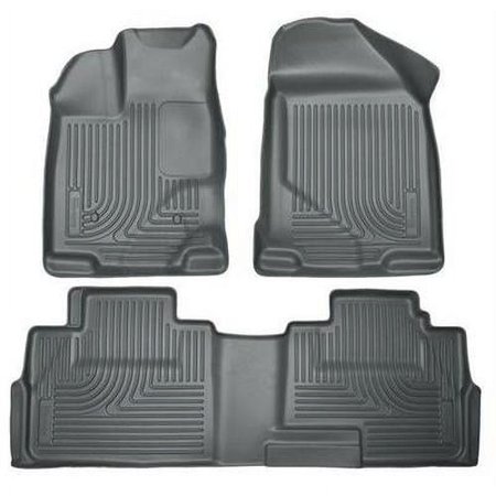 Husky Liners Front & 2nd Seat Floor Liners Compatible with 2007-2014 Edge, 2007-2015 MKX