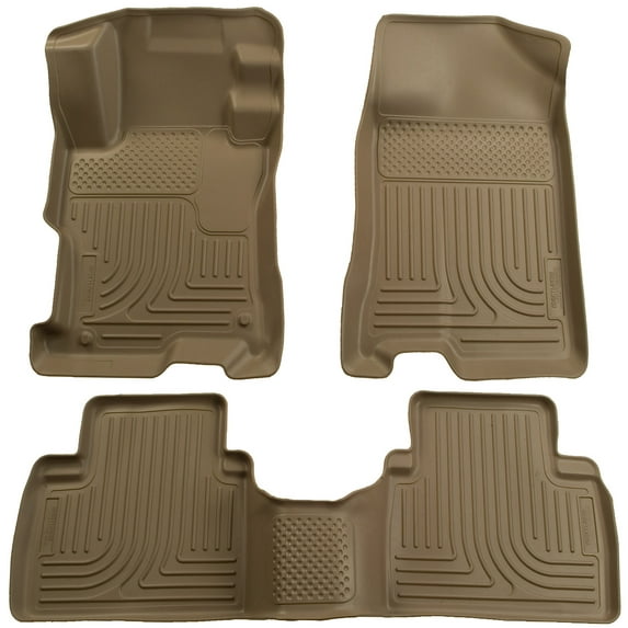 Husky Liners Front & 2nd Seat Floor Liners Fits 12-13 Civic 4 Door Fits select: 2012-2013 HONDA CIVIC