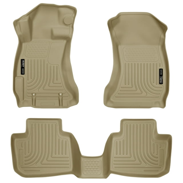 Husky Liners Front & 2nd Seat Floor Liners Fits 1617 Crosstrek, 1218