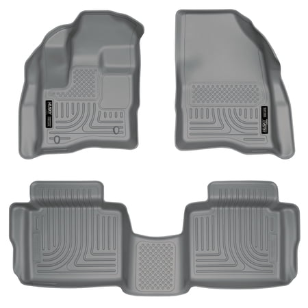 Husky Liners Front & 2nd Seat Floor Liners (Footwell Coverage) Fits 10-18 Taurus