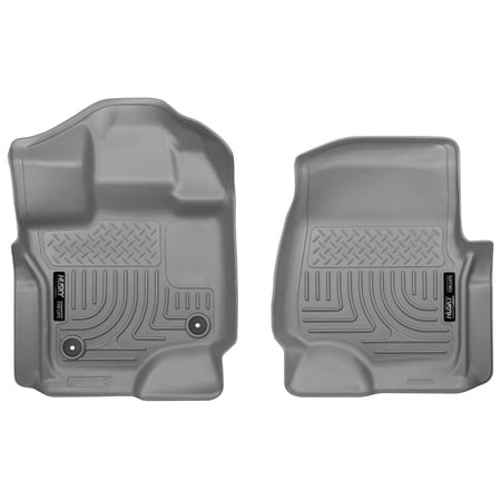 Husky Liners Front Floor Liners Compatible with 2015-2018 F150 SuperCrew/SuperCab