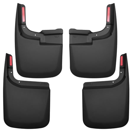 Husky Liners Custom Front/Rear Mud Guards Fit 17-25 F250/F350 No Dually Black