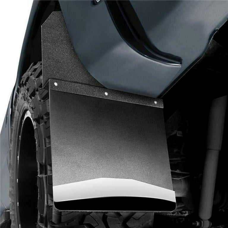 Husky Liners Kick Back Mud Flaps 12in Wide 17100 Black Top & Stainless Steel Weight Husky Liners Kick Back Mud Flaps 12in Wide 17100 Black Top & Stainless Steel Weight