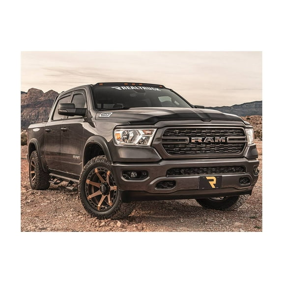 Husky Liners 2864004 Low Profile Ventvisor Smoke Fits 20092025 Dodge Ram & Ram Truck 1500/1500 Classic/2500/3500 Crew Cab 4Pc In-Channel