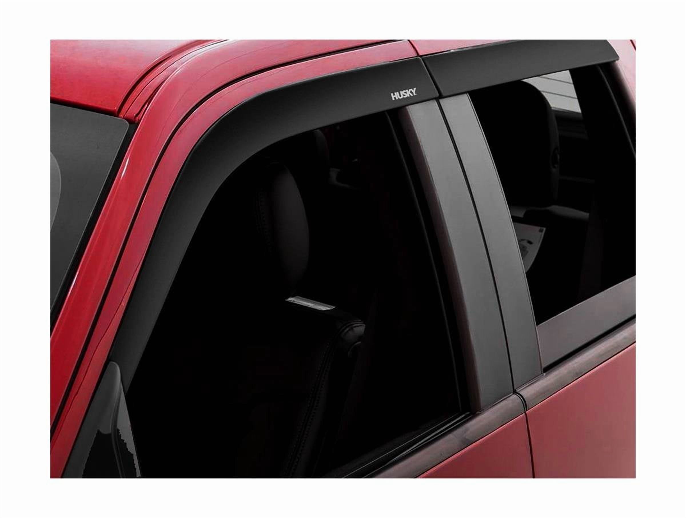 Husky Liners 2854033 Low Profile Ventvisor Smoke Fits 14-25 Silverado/Sierra/CV515 Crew Cab HD 4Pc Outside Mount