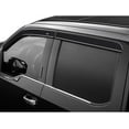 thumbnail image 1 of Husky Liners 2854040 Low Profile Ventvisor Smoke Fits 14-19 Silverado/Sierra 1500/2500/3500 Double Cab 4Pc Outside Mount, 1 of 9