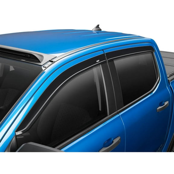 Husky Liners Low Profile Ventvisors/Rain Guards Fits 2019-2025 Ford Ranger, Crew Cab, 4 pc. Smoke-2854070