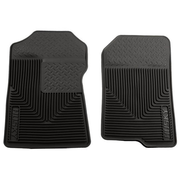 Husky Liners 51021 All Weather Floor Mats Fit 97-04 F150, 97 F250 LD, 98-99 F250, 97-02 Expedition, 98-02 Navigator, 02 Blackwood Front Row Black