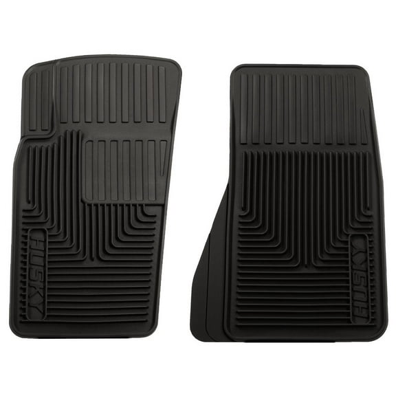 Husky Liners 51081 All Weather Floor Mats Fit 84-01 Cherokee, 93-04 Grand Cherokee, 02-12 Liberty, 07-18 Wrangler JK Front Row Black