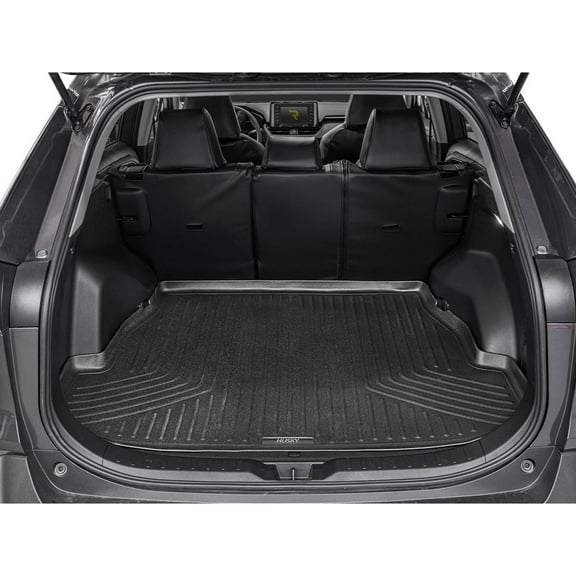 Husky Liners 25501 Weatherbeater Cargo Liner Fits 2019-2025 Toyota RAV4 Exc Plug-In Hybrid Model w/ 2nd Row Bench Seat Black